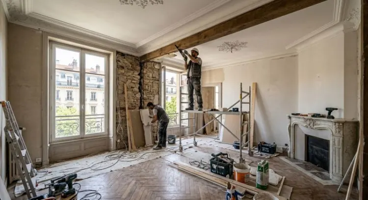 Rénover un appartement ancien à Lyon : ordre des corps de métier et budget par poste